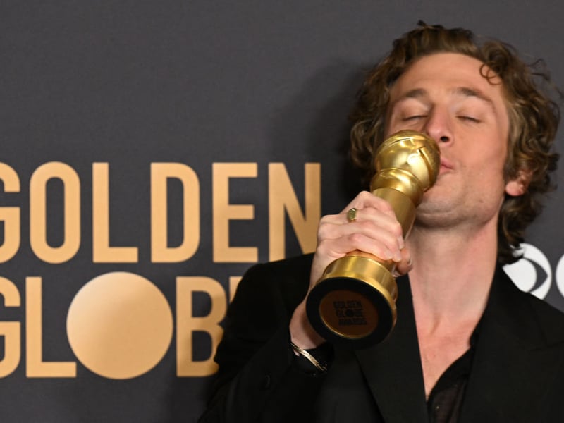 Jeremy Allen White won the award for 'Best Performance by a Male Actor in a Television Series - Musical or Comedy' for kitchen drama 'The Bear'.