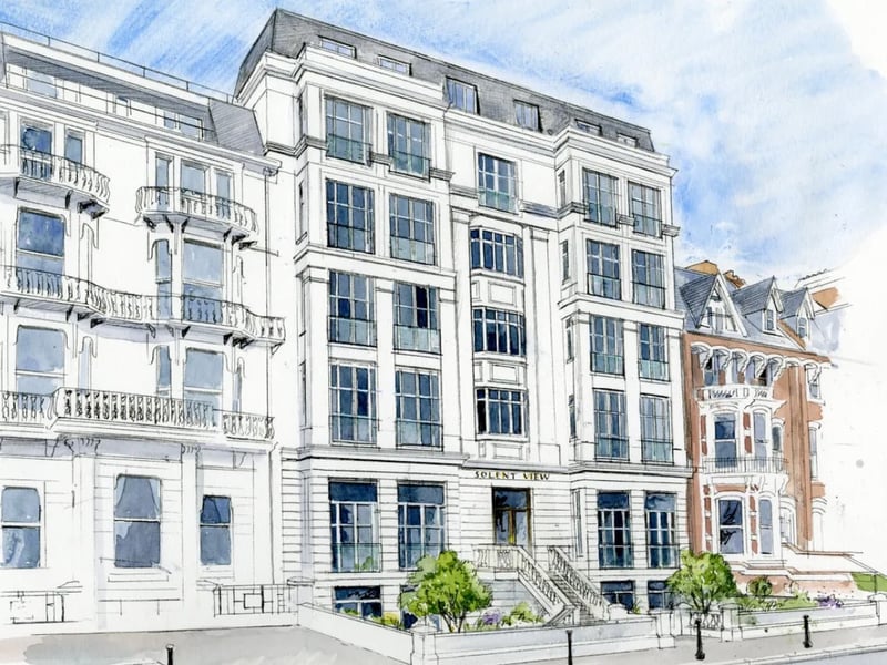 This Southsea penthouse comes with three bedrooms, two bathrooms and one reception room.