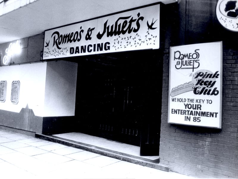 Romeo's & Juliet's was a legendary Sheffield nightspot of the 80s