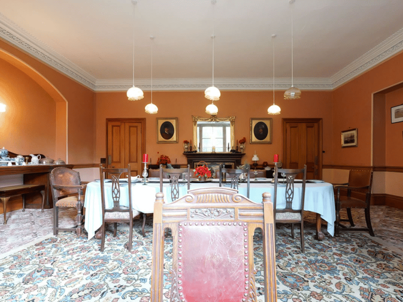 The property is in need of full restoration, with part of the lodge now uninhabitable