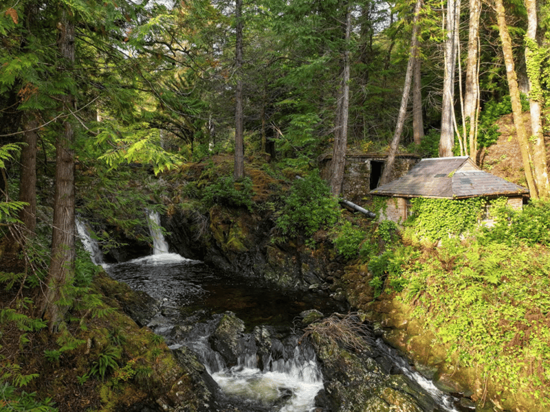 Achnashellach Lodge sits within 18 acres of woodland