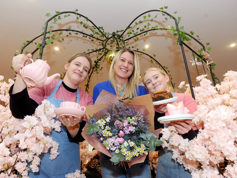 Blooms Cafe is a quirky floral-themed cafe that has recently moved into the function rooms at The Emsworth B&B. 


Pictured is: (l-r) Emily Bleathman, cafe manager, Anna Tarrant, owner, and Lily Jervis, baker.

Picture: Sarah Standing (070125-1205)