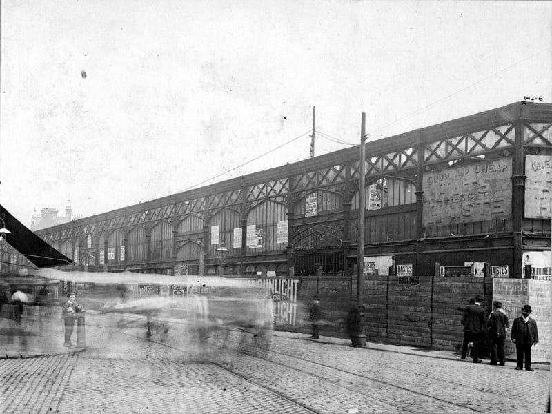 Old Kirkgate Market Hall taken prior to demolition for the rebuilding of the new covered market hall.