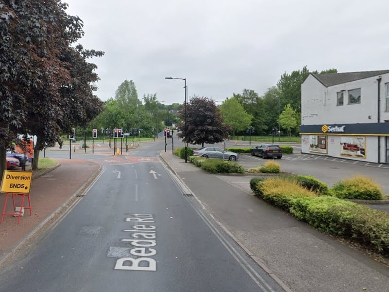 The third-highest number of reports of shoplifting offences in Sheffield between January and October 2024 were made in connection with incidents that took place on or near Bedale Road, Nether Edge, with 55