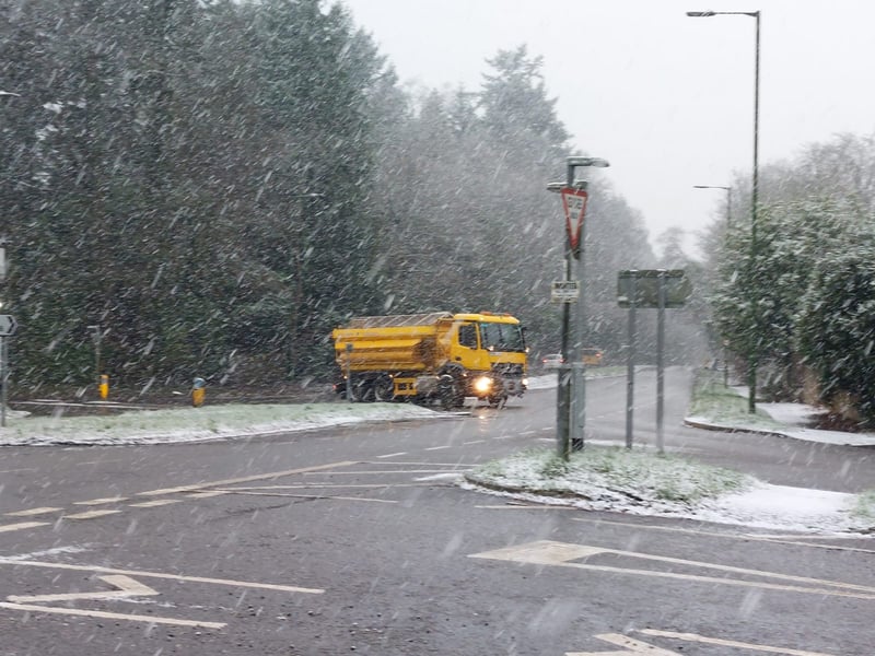 Gritters are out in force to protect drivers in Hampshire.