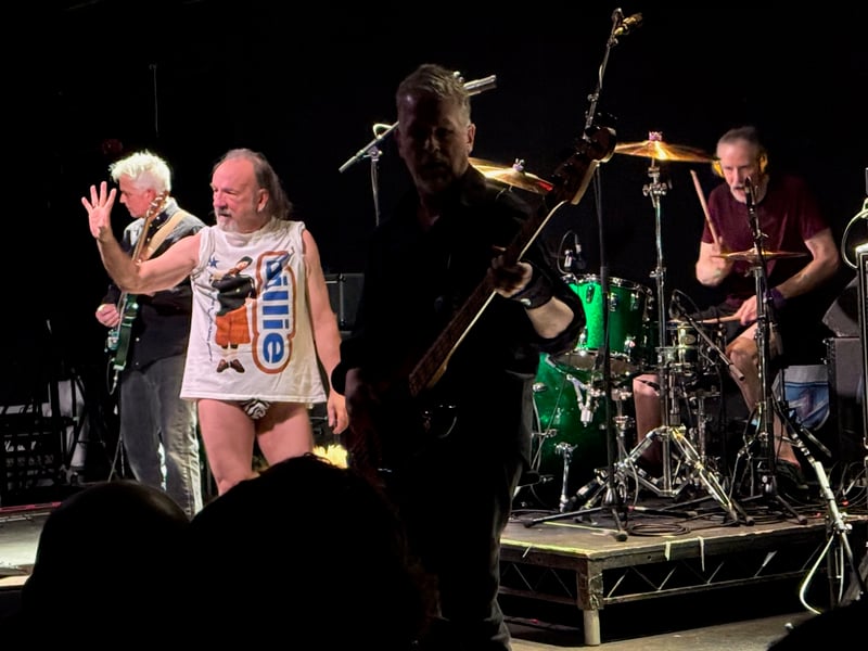 The 90 minute show included not one - but two - extended encores.