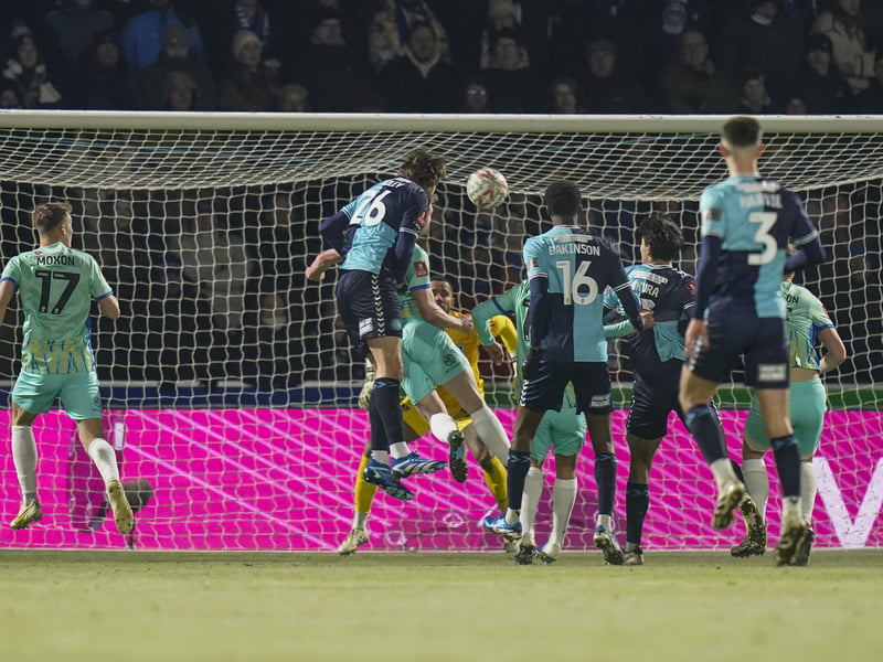 Wycombe v Pompey match action