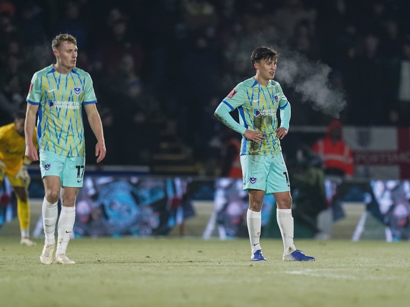 Wycombe v Pompey match action