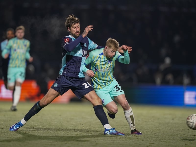 Wycombe v Pompey match action