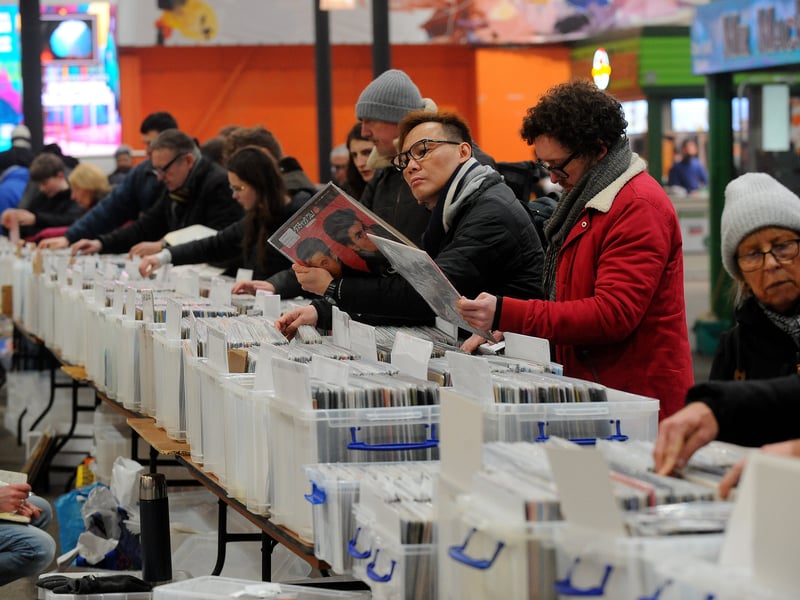 Leeds Record Fair at Kirkgate Market