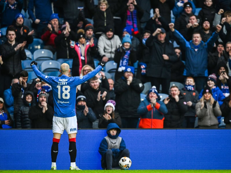Rangers' top scorer this season, the Czech forward has been linked with a summer switch to West Ham United. One of the few Ibrox players who can be given pass marks this season, Cerny is one of the first names on the team sheet.