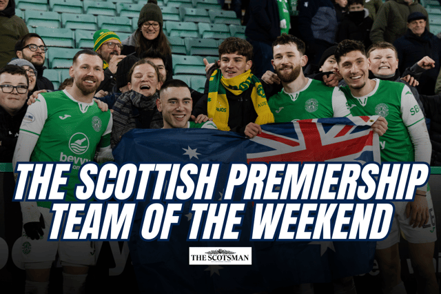 Here are the XI players who made this weekend's Scottish Premiership team of the weekend. Cr: SNS Group.