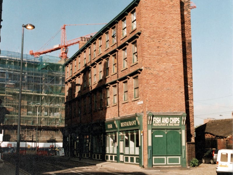 Dennis's fish and chip shop on Harper Street pictured in September 1999.