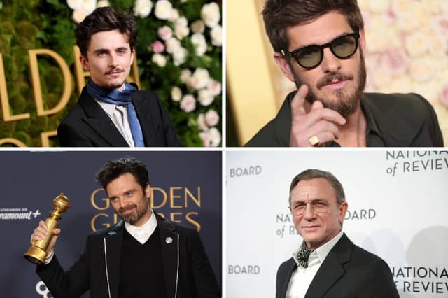 Four of the leading contenders for the Best Actor Oscar.