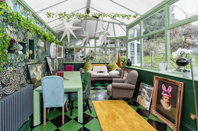 This home comes with five bedrooms and is on the market with Purple Bricks for £740,000. 
