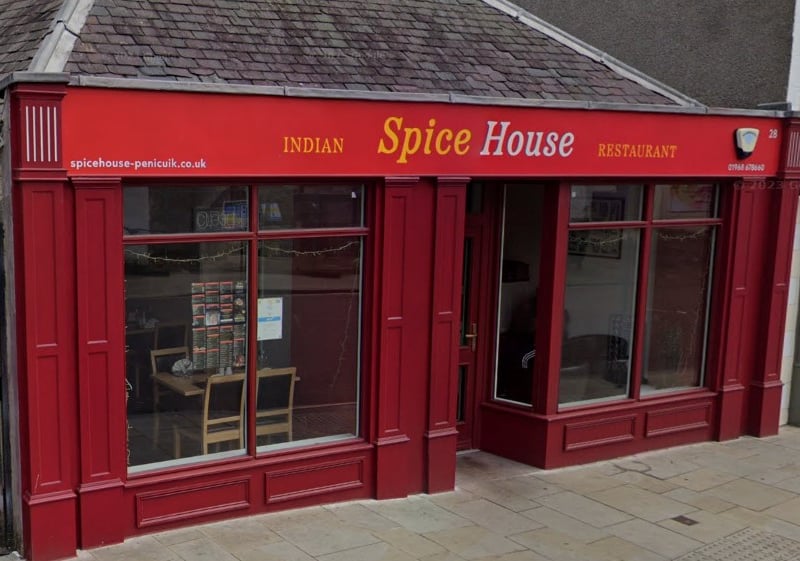 Spice House in Penicuick has a 4.5* rating from 65 reviews. A TripAdvisor reviewer said: “The Spice House is my parents favourite restaurant and is always the place we choose to go to eat together for family gatherings and celebrations. Food is always delicious and staff really lovely and welcoming. Free corkage too if you sit in which is a great bonus. Lots of delicious veggie options too. I would highly recommend!”