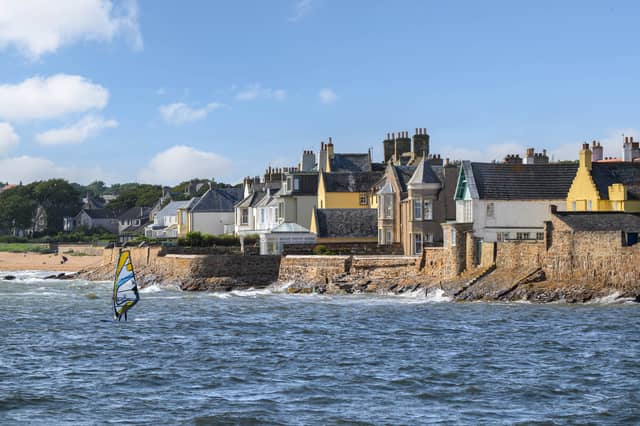 The house sits on the seafront of the popular seaside town in the East Neuk of Fife