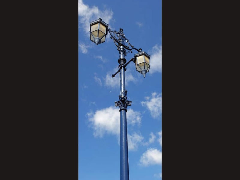 Lamp post - before