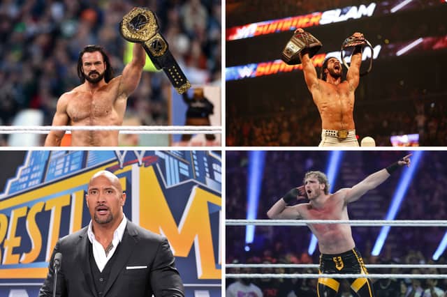 Four of the favourites to win this year's WWE Royal Rumble.