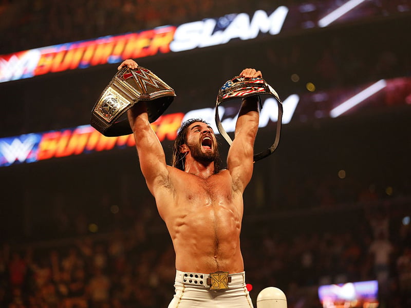 Seth Rollins holds the record for the longest televised match in WWE history, performing for 65 minutes whilst defeating Reigns and John Cena in the same night. He's also won the WWE World Tag Team Championship a record six times. He's a 10/3 shot to add the 2025 Royal Rumble to his CV.