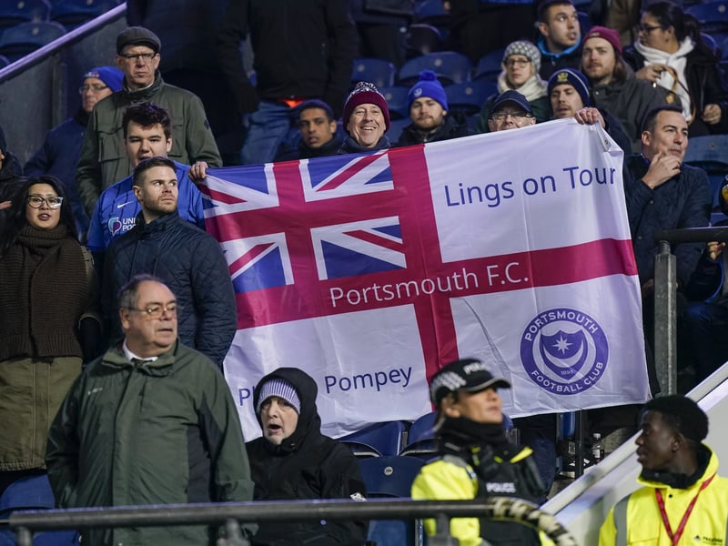 There were 1,532 hard Portsmouth fans who made the trek to Blackburn - and once again incessantly backed their team at Ewood Park.
