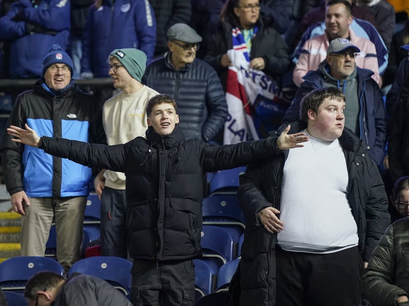 There were 1,532 hard Portsmouth fans who made the trek to Blackburn - and once again incessantly backed their team at Ewood Park.
