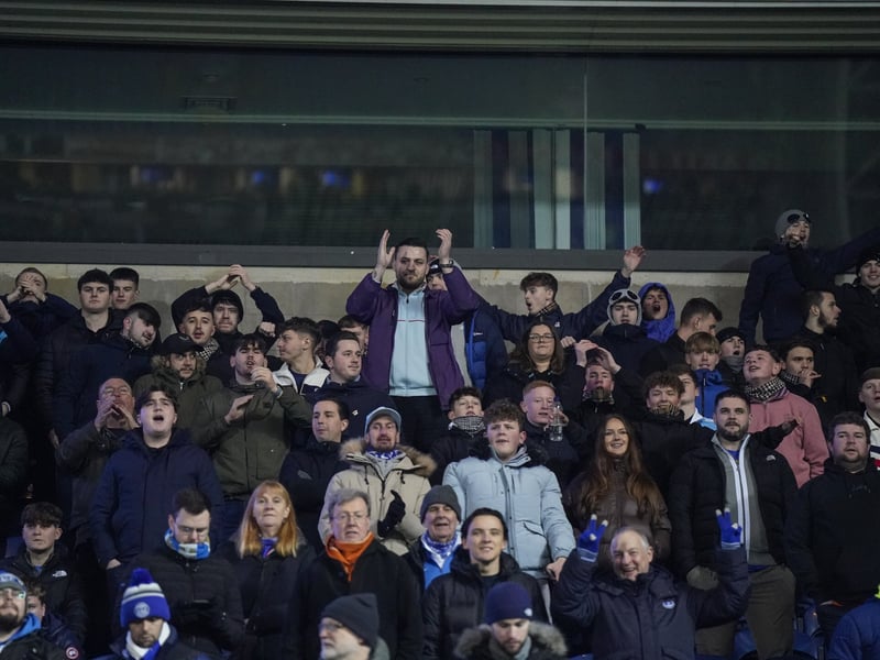 There were 1,532 hard Portsmouth fans who made the trek to Blackburn - and once again incessantly backed their team at Ewood Park.
