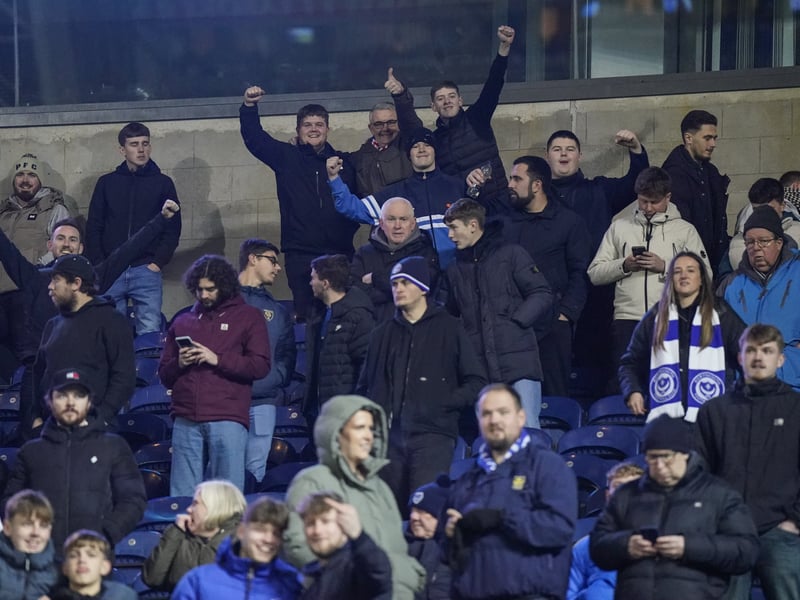 There were 1,532 hard Portsmouth fans who made the trek to Blackburn - and once again incessantly backed their team at Ewood Park.
