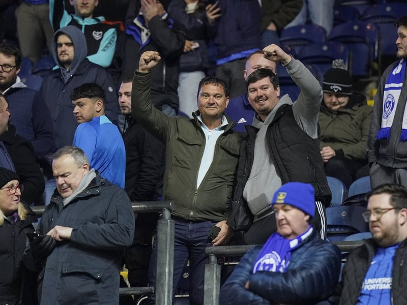 There were 1,532 hard Portsmouth fans who made the trek to Blackburn - and once again incessantly backed their team at Ewood Park.
