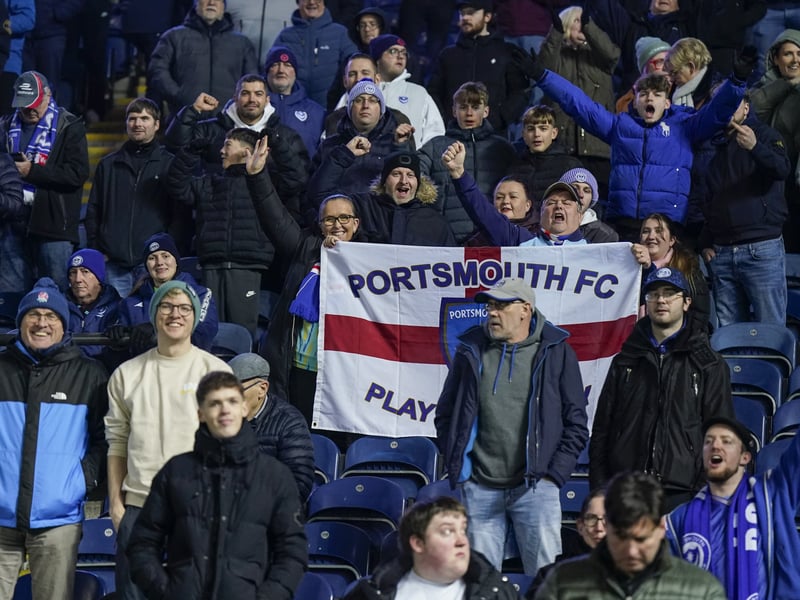 There were 1,532 hard Portsmouth fans who made the trek to Blackburn - and once again incessantly backed their team at Ewood Park.