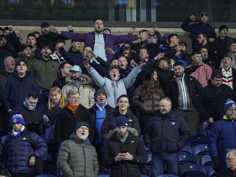 There were 1,532 hard Portsmouth fans who made the trek to Blackburn - and once again incessantly backed their team at Ewood Park.