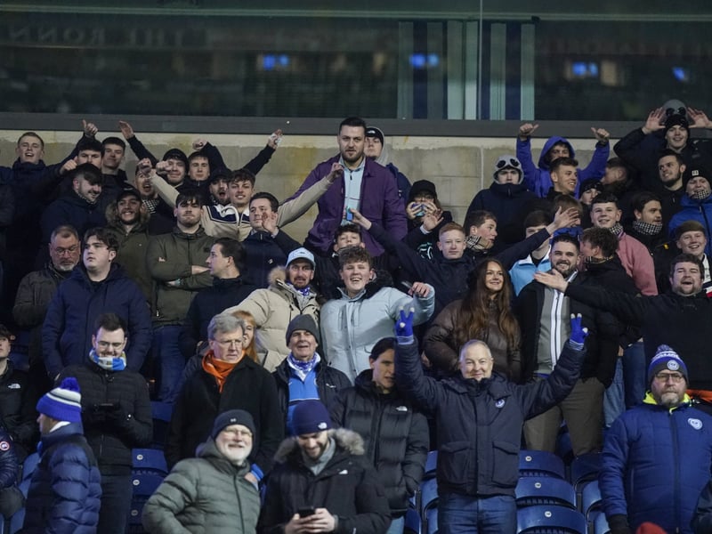 There were 1,532 hard Portsmouth fans who made the trek to Blackburn - and once again incessantly backed their team at Ewood Park.