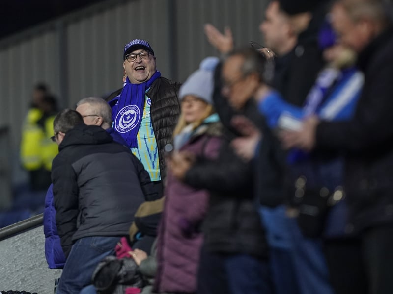 There were 1,532 hard Portsmouth fans who made the trek to Blackburn - and once again incessantly backed their team at Ewood Park.
