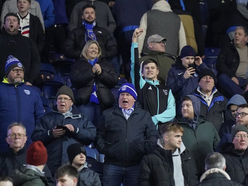 There were 1,532 hard Portsmouth fans who made the trek to Blackburn - and once again incessantly backed their team at Ewood Park.