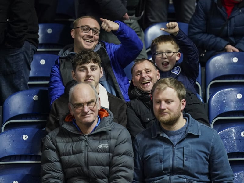 There were 1,532 hard Portsmouth fans who made the trek to Blackburn - and once again incessantly backed their team at Ewood Park.
