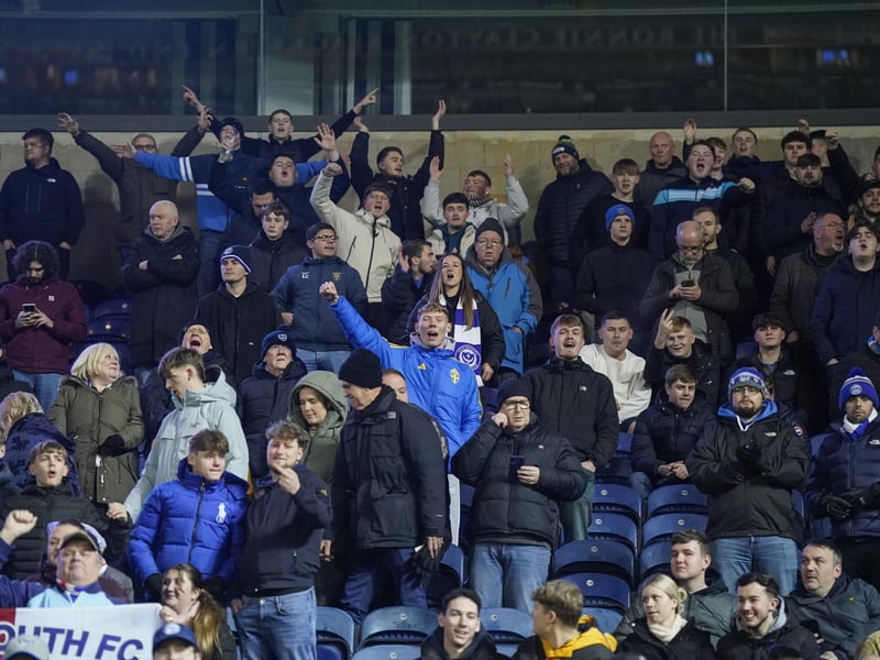 There were 1,532 hard Portsmouth fans who made the trek to Blackburn - and once again incessantly backed their team at Ewood Park.