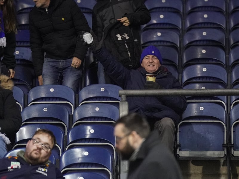 There were 1,532 hard Portsmouth fans who made the trek to Blackburn - and once again incessantly backed their team at Ewood Park.
