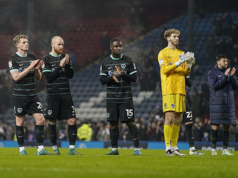 There were 1,532 hard Portsmouth fans who made the trek to Blackburn - and once again incessantly backed their team at Ewood Park.
