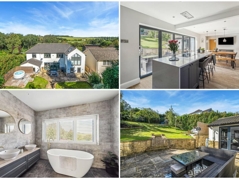 This £1 million home enjoys an imposing and elevating plot with impressive gardens. It also comes with communal ownership of 10 acres of scheduled woodland adjoining the River Wharfe.