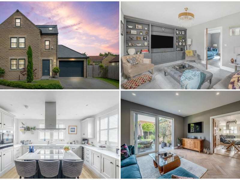 This five-bedroom home is set within a private development in the heart of Scarcroft and is for sale for £999,995.