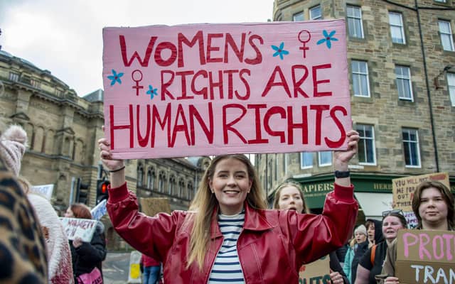 The march took place in Edinburgh.