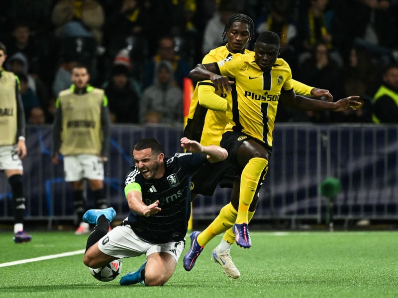 Missed the 0-0 draw with FC Winterthur at the weekend with a knock, and remains a doubt heading into Champions League against Celtic.