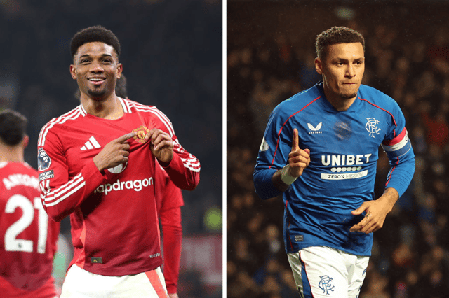 Here's how we predicted both Manchester United and Rangers will line up in the Europa League clash between the teams this week. Cr: Getty Images.