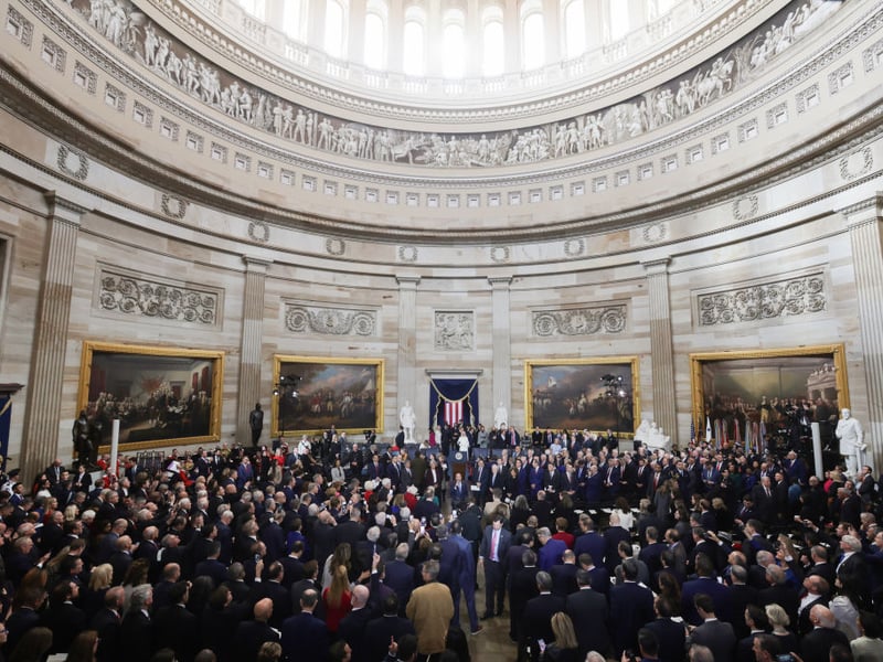 A view of the audience at the Capital Rotunda.