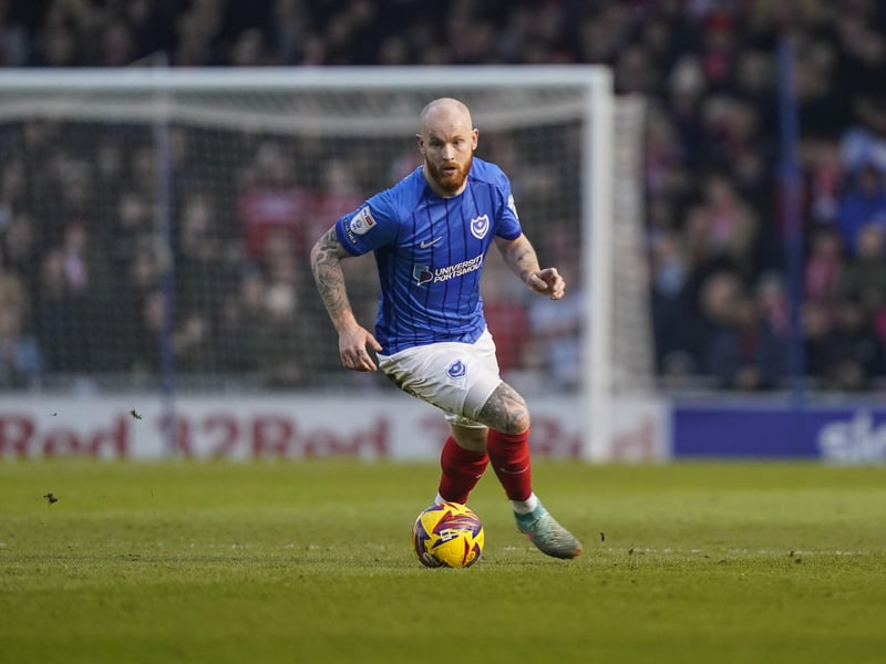 Didn’t stop running as defender offered a lively presence in high-octane Pompey start, but then beaten far too easily by Ben Wilmot for Stoke’s first goal. Didn’t let that moment perturb him as left-back popped up with key third goal.
