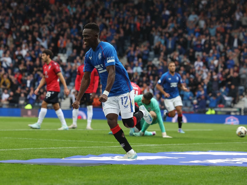 The Welsh winger is reportedly nearing a move away from Rangers, but is ineligible for the game anyway due to not being included in the Gers' Europa League squad.