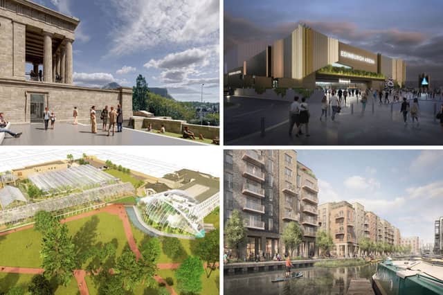 Some of the major developments that will be completed in Edinburgh over the next five years.