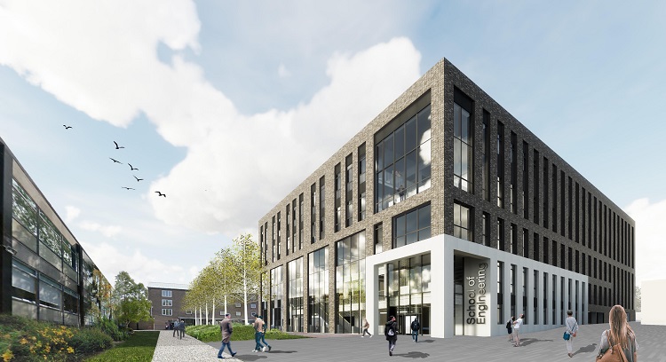 Another development at the King's Buildings Campus, at West Mains, this £52 million new engineering complex should be finished by spring 2026. It will create a hub with 6,500m² of teaching, research and office space.