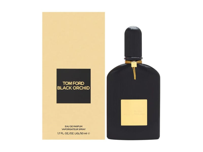 The seventh most common scent in Scotland is Tom Ford Black Orchid. It was the result of Ford's "quest for the perfect flower - luxurious, elegant, pure and sophisticated." The key notes are black orchid, black truffle and patchouli.