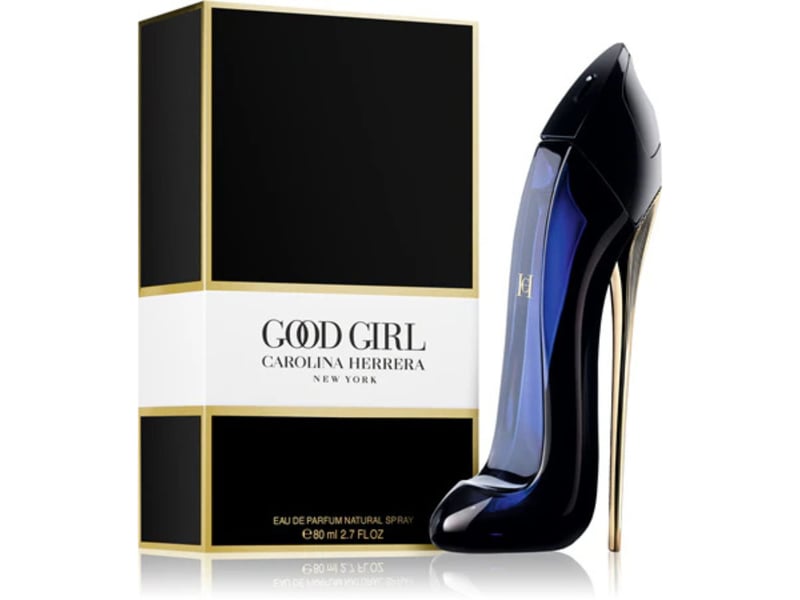 Joint fifth place goes to Carolina Herrera Good Girl. Housed in an eye-catching shoe-shaped bottle, it combines almond with tuberose, jasmine sambac, tonka bean and cocoa.
